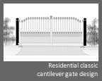 Automatic, Electric Sliding Cantilever Gate